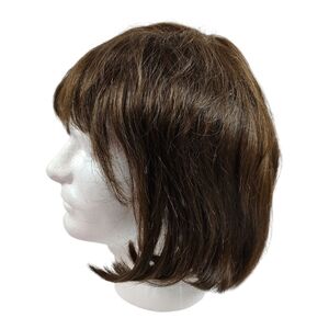 Sunee Ready-to-Wear Dark Brown Bob Bangs Wig Vintage Kanekalon Toyokalon
